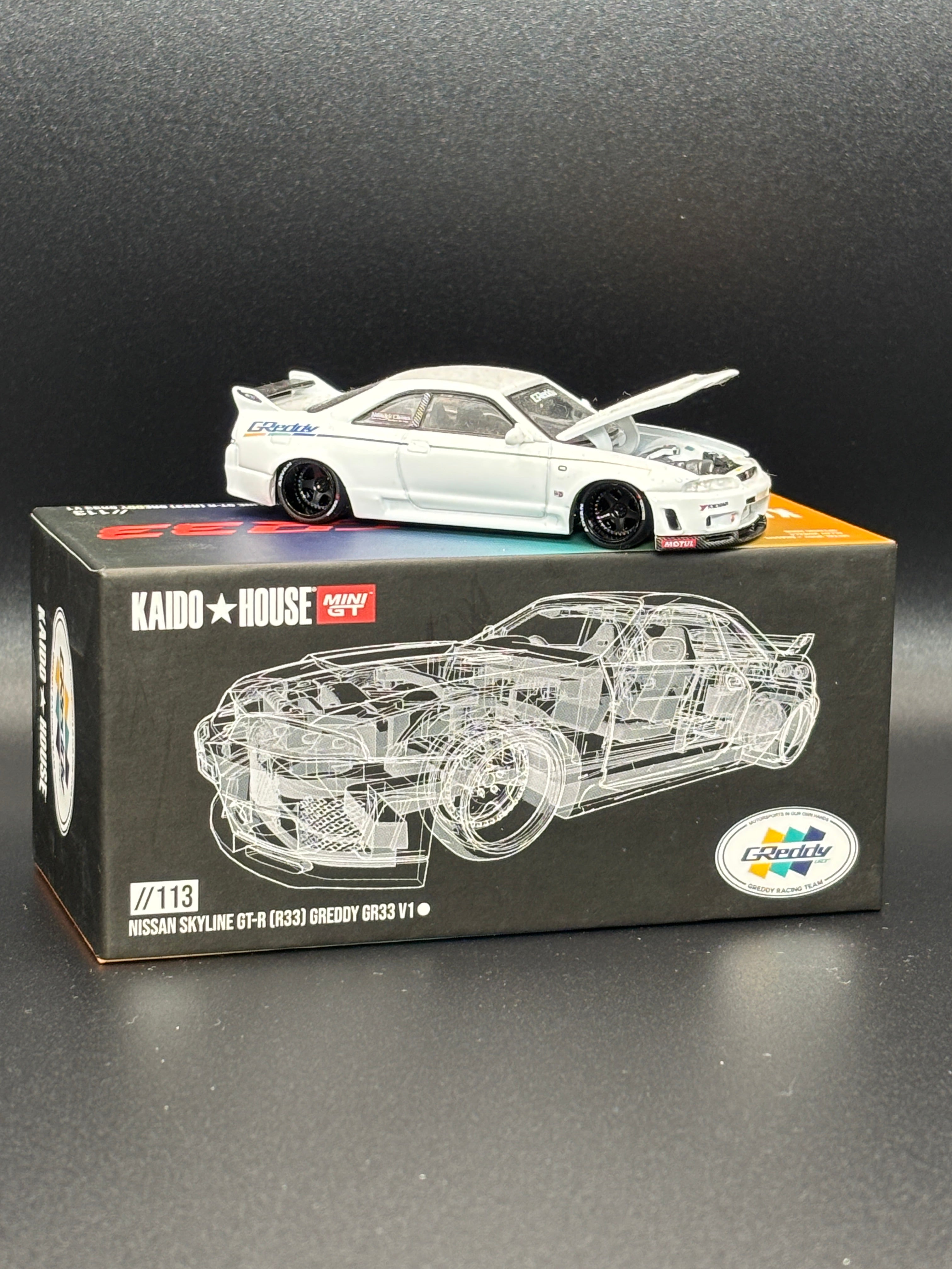 Kaido House Nissan Skyline GT-R (R33) GReddy GR33 V1 KHMG113 Open