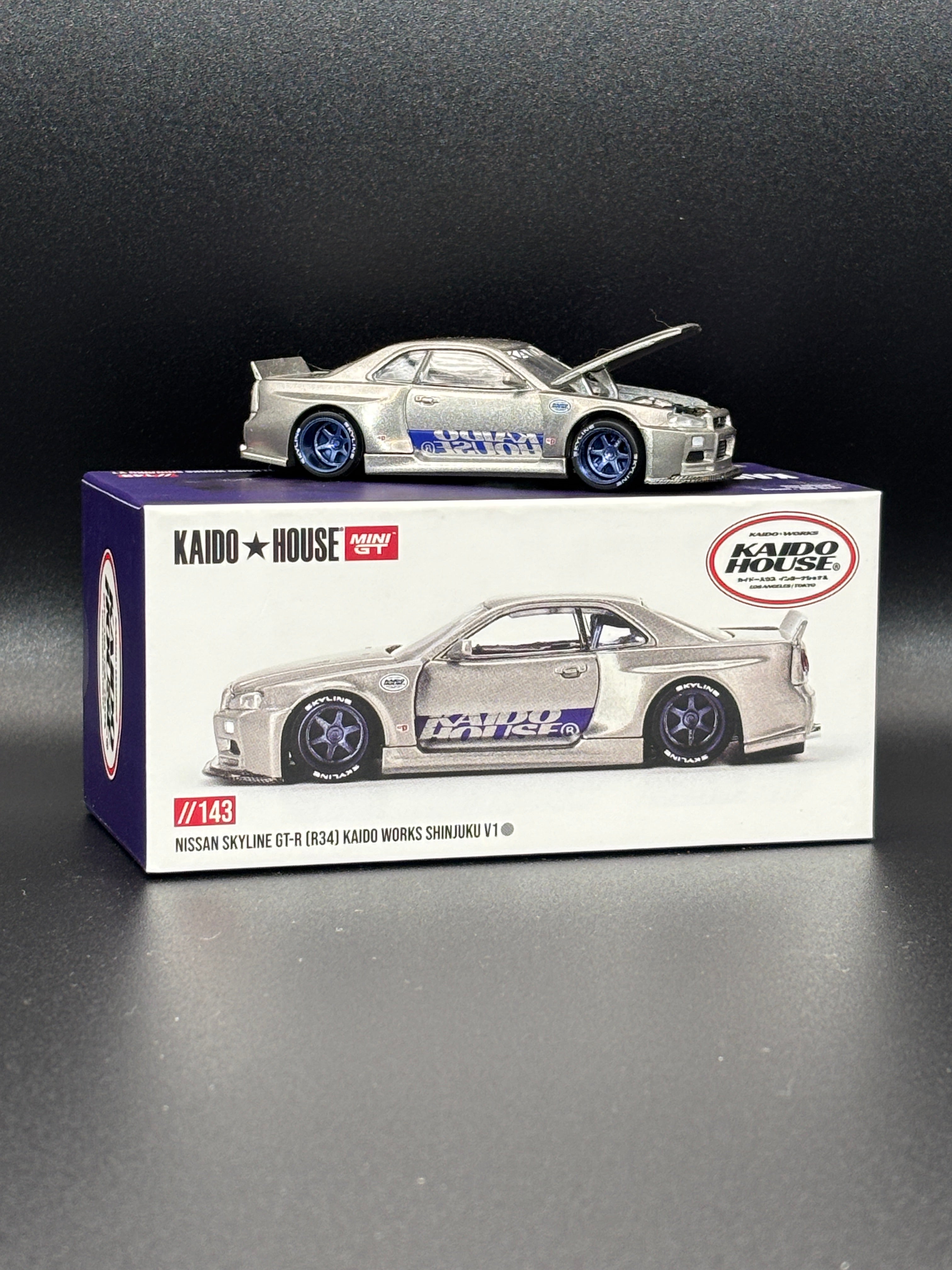 Kaido House Nissan Skyline GT-R (R34) Kaido Works Shinjuku V1 KHMG143 Open
