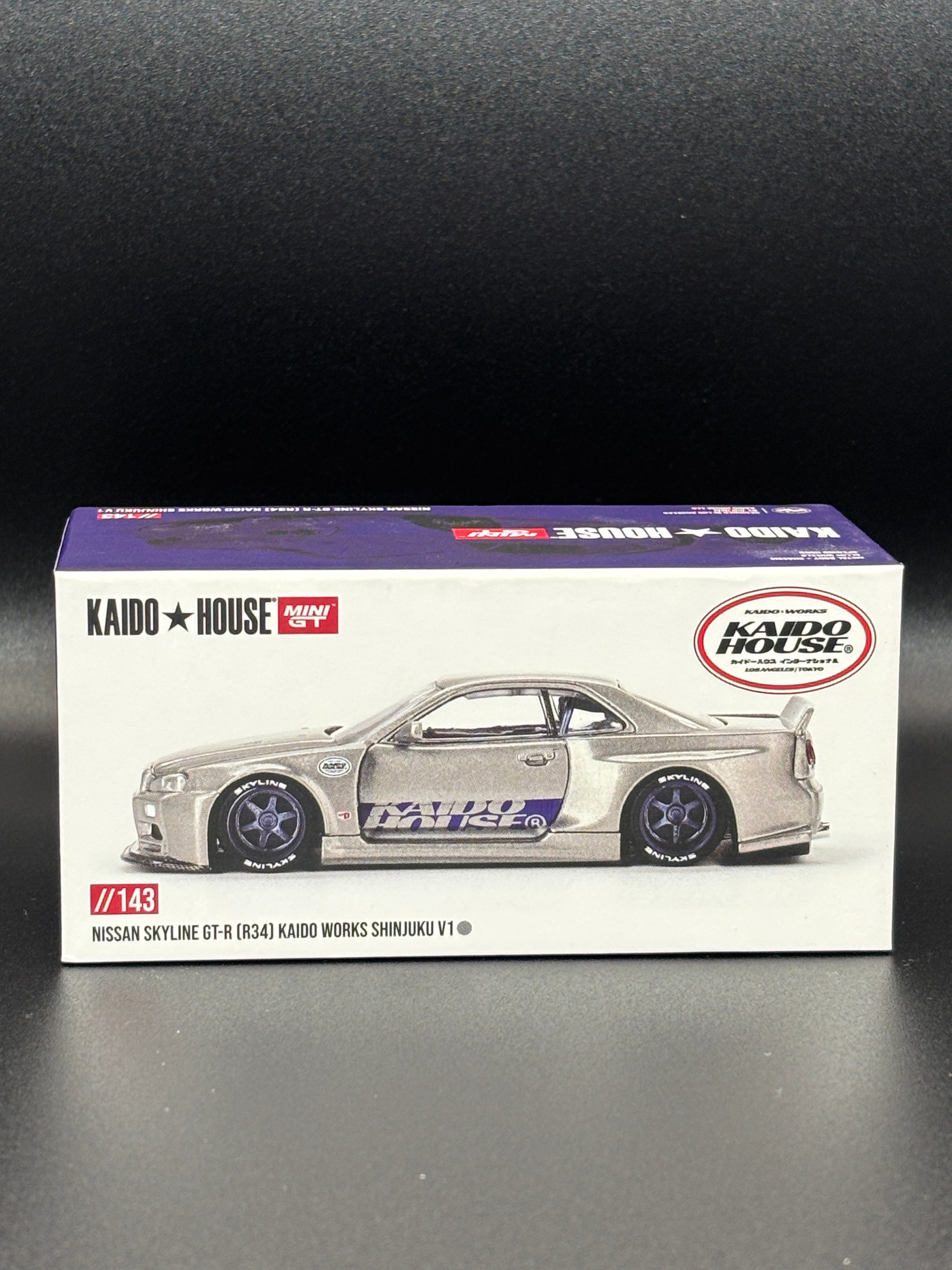 Kaido House Nissan Skyline GT-R (R34) Kaido Works Shinjuku V1 KHMG143 Sealed