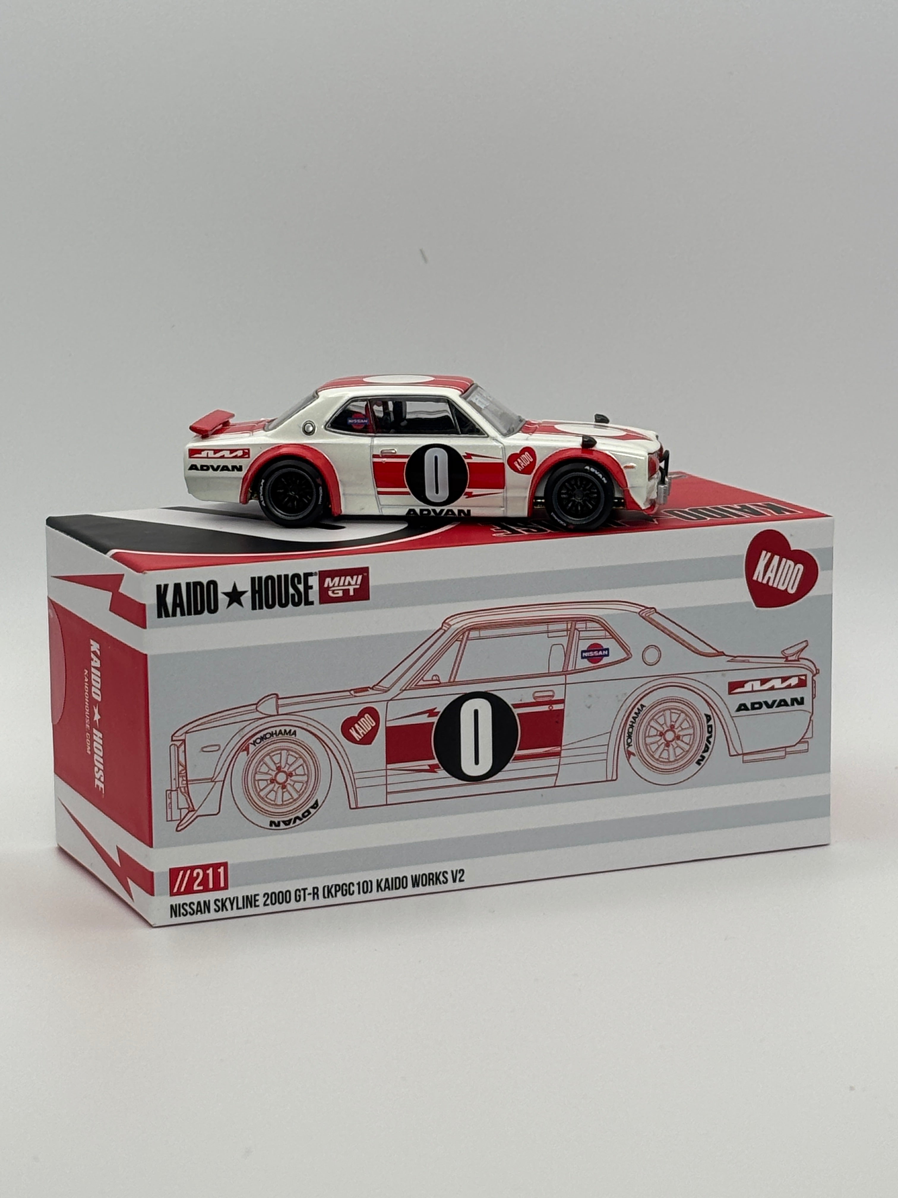 Kaido House Nissan Skyline 2000GT-R (KPGC10) Kaido Works V2 KHMG211 Open