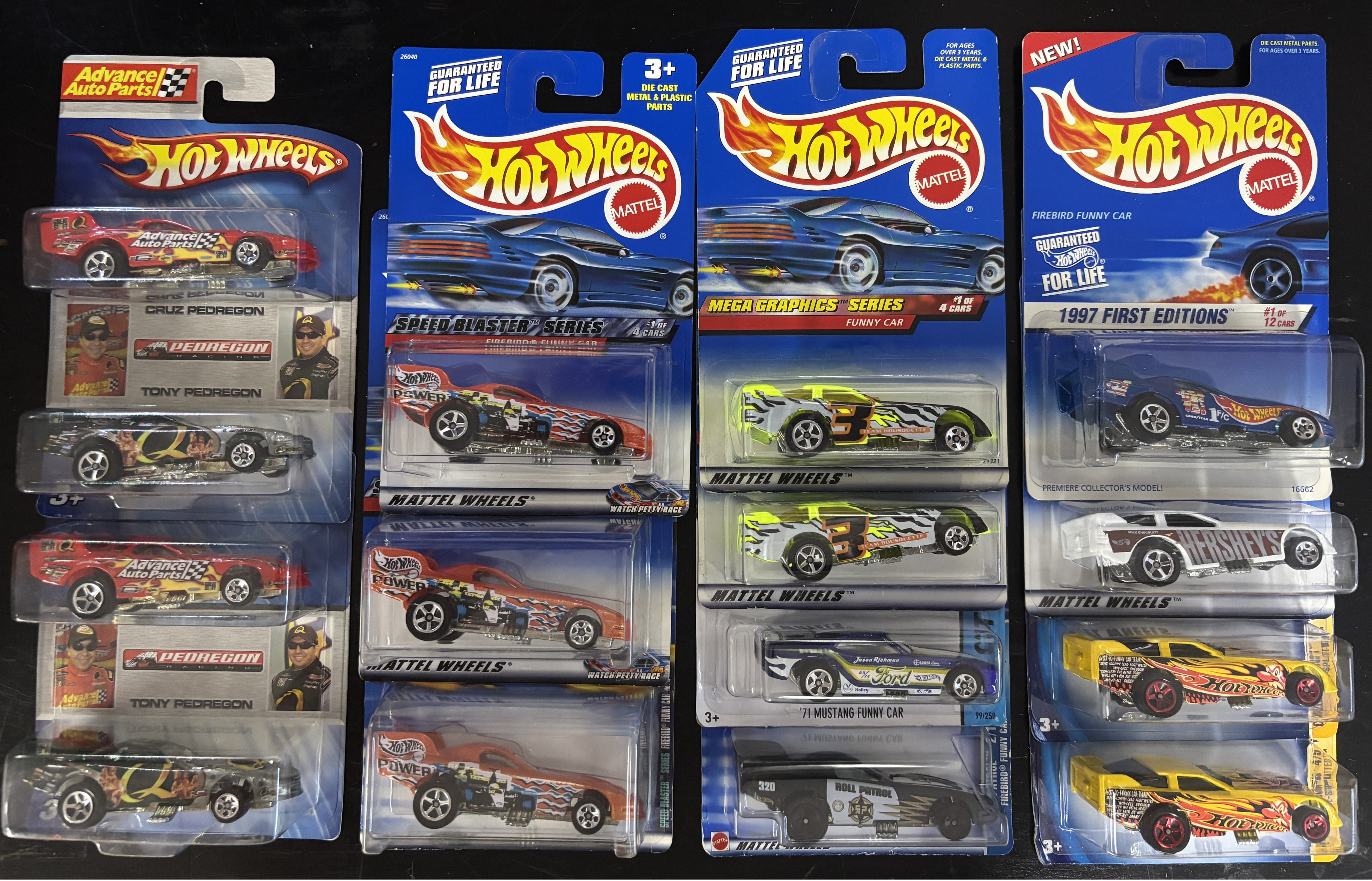 Hot Wheels Opening Funny Cars (15 Cars)