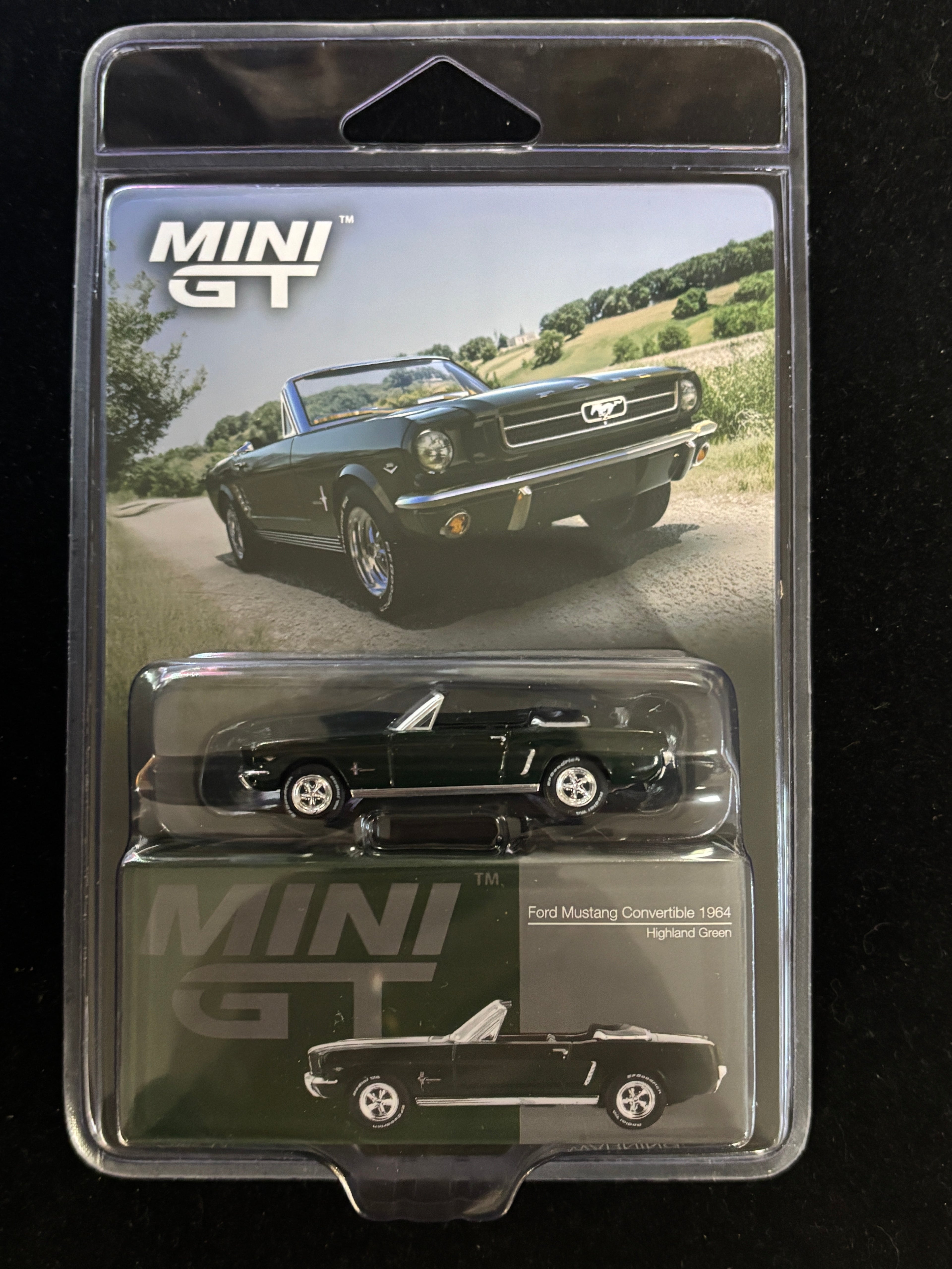 Mini GT Ford Mustang Convertible 1964 MGT01166-BL